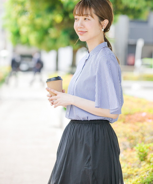 「URBAN RESEARCH Sonny Label」 半袖ブラウス FREE ホワイト レディース URBAN RESEARCH Sonny Label 「URBAN Label」 半袖ブラウス FREE