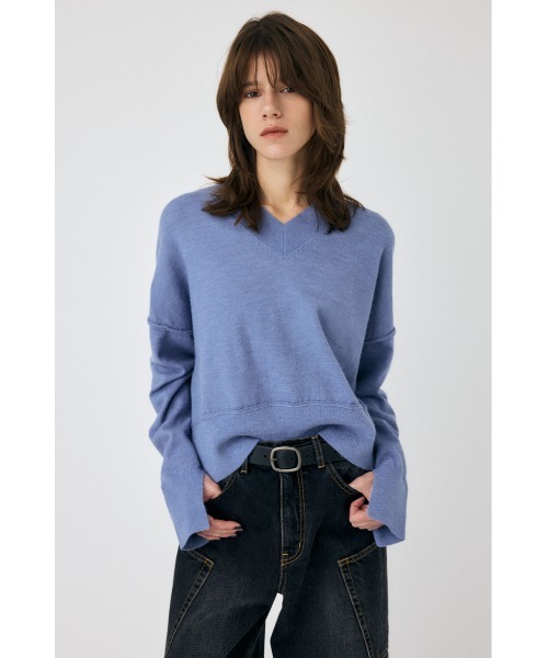 ニット セーター BOXY V NECK セーター レディース