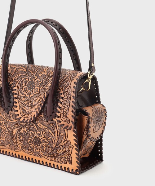 ロンシャン LONGCHAMP ハンドバッグ ショルダー 2way リザード型押し