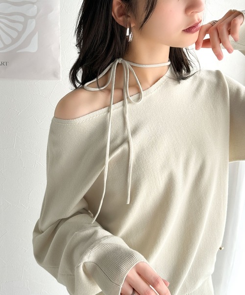 lui jewelry ニット　時間限定値下げ中 mily bilet ニット セーター 「mily bilet」レディライクなあざと