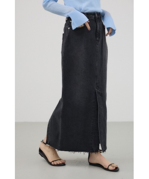【完売品】crie conforto デニムタイトロングスカート　M crie conforto | デニムタイトロングスカート (スカート ) |SHEL