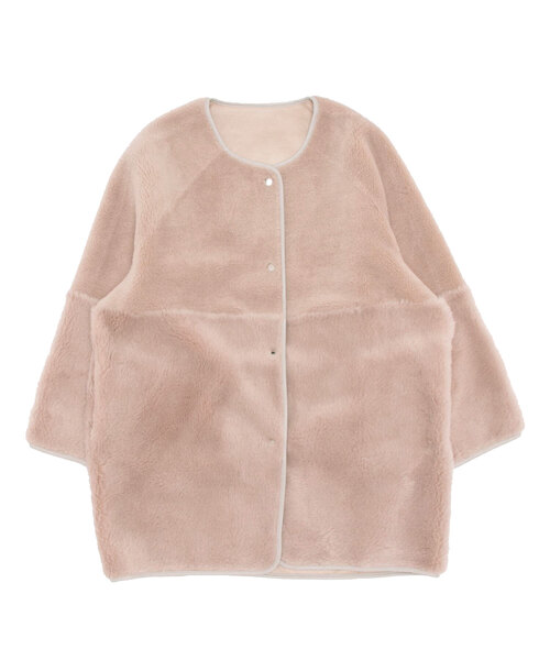 ELENDEEK（エレンディーク） ノーカラージャケット FREE ベージュ