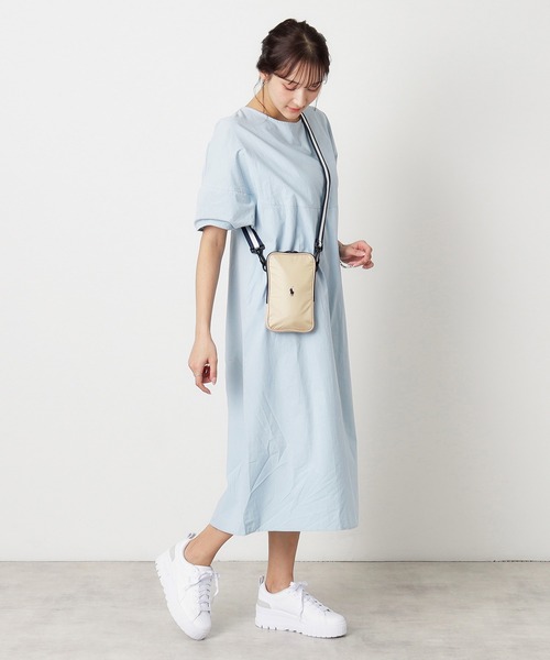 折りたたみ傘 「WEB限定」遮光100% 晴雨兼用折りたたみ日傘 コンパクト ポーチ付き ”POLOワンポイント” ポロ レディース メンズの画像