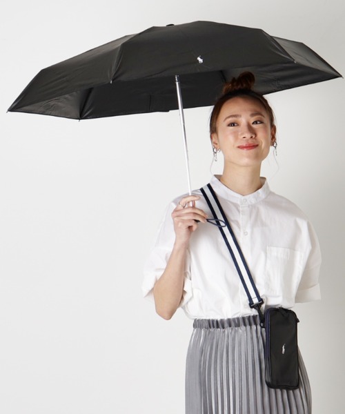POLO 新品未使用ラルフローレン  雨天兼用 POLO RALPH LAUREN（ポロ・ラルフローレン） 折りたたみ傘 「WEB限定