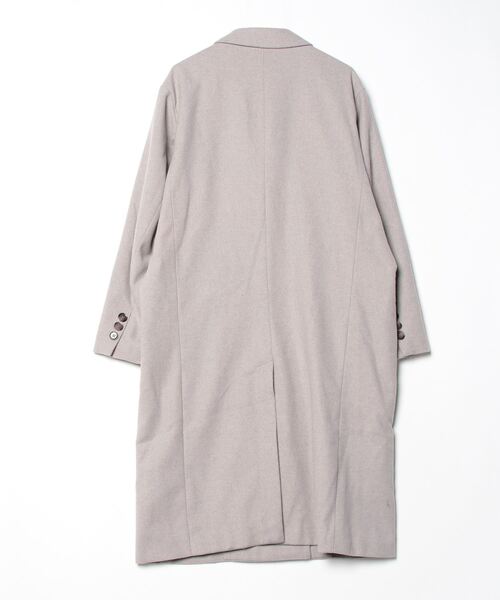 「SITRY」 チェスターコート L グレイッシュベージュ メンズ_画像2