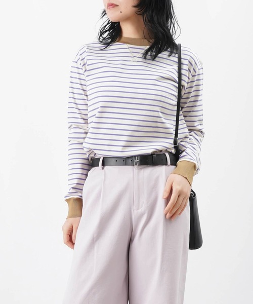 LADY LUCK LUCA tシャツ LC/LLL カラーアクセントボーダー