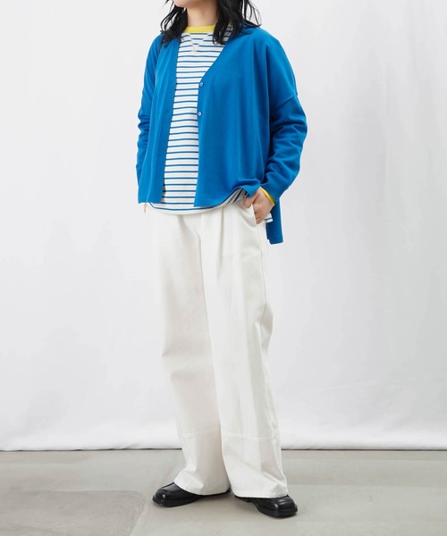 LADY LUCK LUCA tシャツ LC/LLL カラーアクセントボーダー