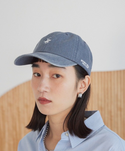 レディース　POLOキャップ キャップ 帽子 「POLO CHAMPS/ポロチャンプス」別注 ワン