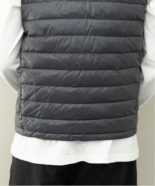 NO WAY ダウンベスト ベスト /ライトダウン スタンドベスト メンズ