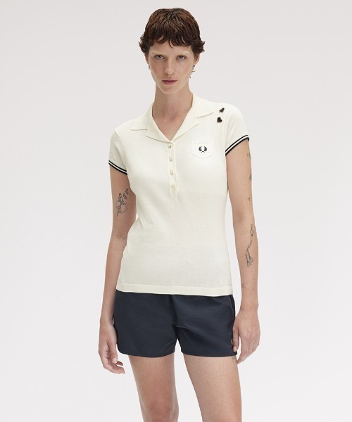 FRED PERRY ポロシャツ ポロ Amy Winehouse Pocket Detail