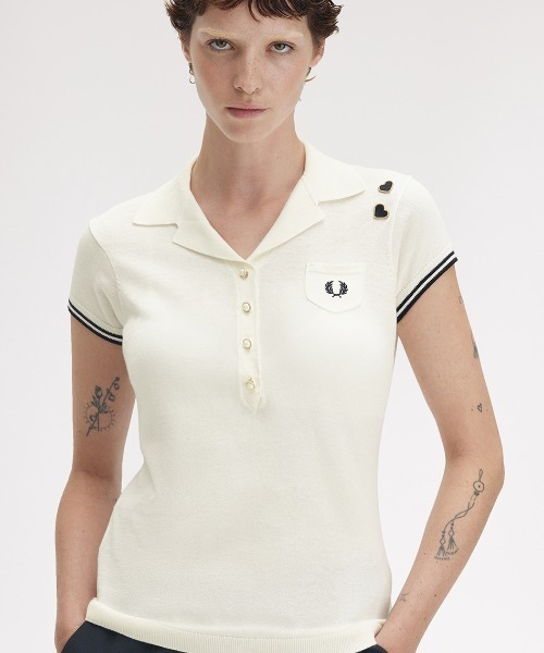 FRED PERRY ポロシャツ ポロ Amy Winehouse Pocket Detail