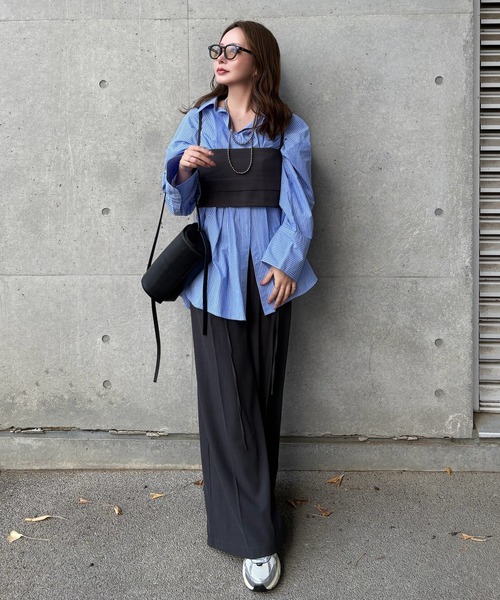 キャミソール back belt camisole bustier /バック ベルト付き