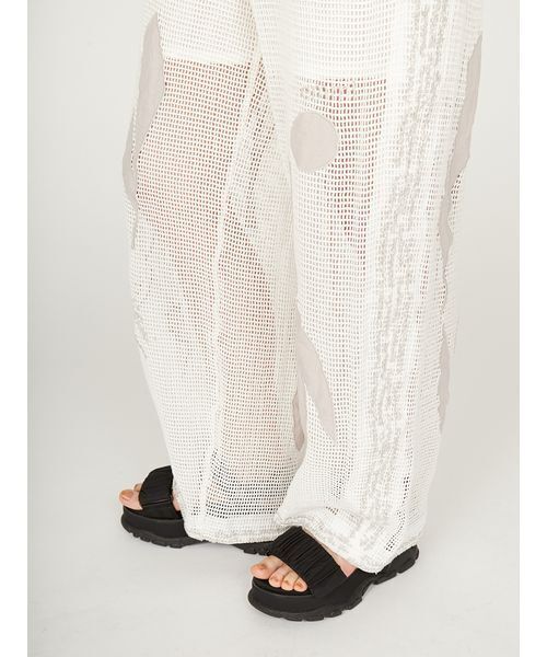 emmi パンツ 「emmi×Leo Lionni」 メッシュパンツ レディース