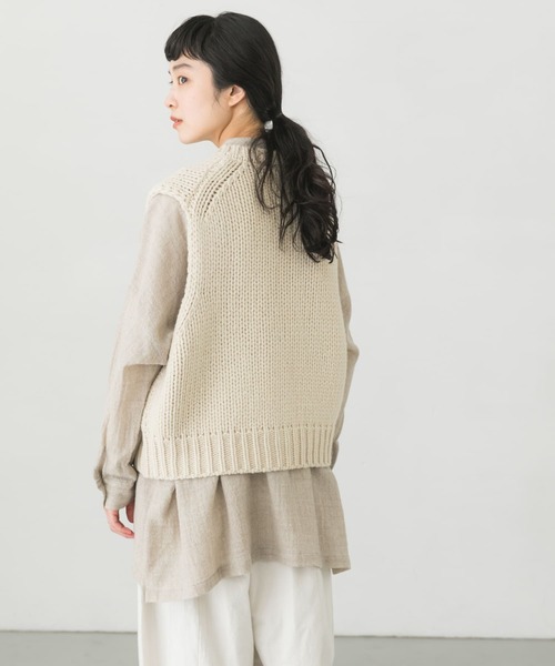 かぐれ ニットベスト FREE ブラック レディース : ZOZOTOWN Yahoo!店