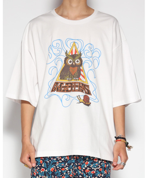 ALDIES（アールディーズ） tシャツ Owl Big T / アウルビッグT メンズ