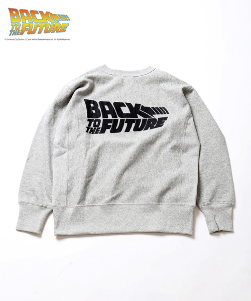 Champion BACK TO THE FUTURE トレーナー グレー セール】【CHAMPION×BACK TO THE FUTURE】別注リバースウィーブ