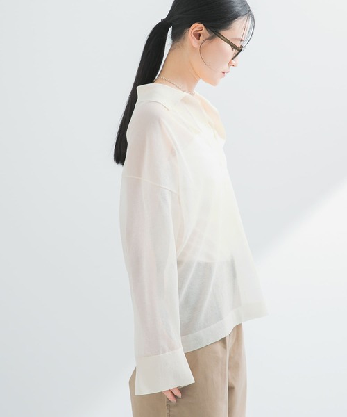 URBAN RESEARCH ニット セーター ラミー混スキッパーシアー