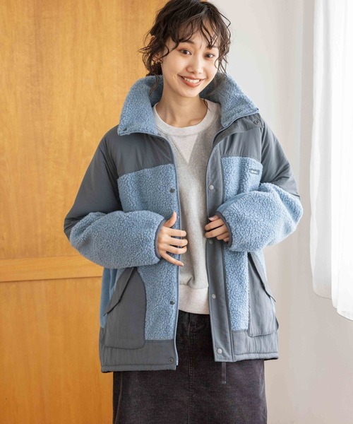 niko and…（ニコアンド） ジップアップブルゾン MEDIUM ホワイト