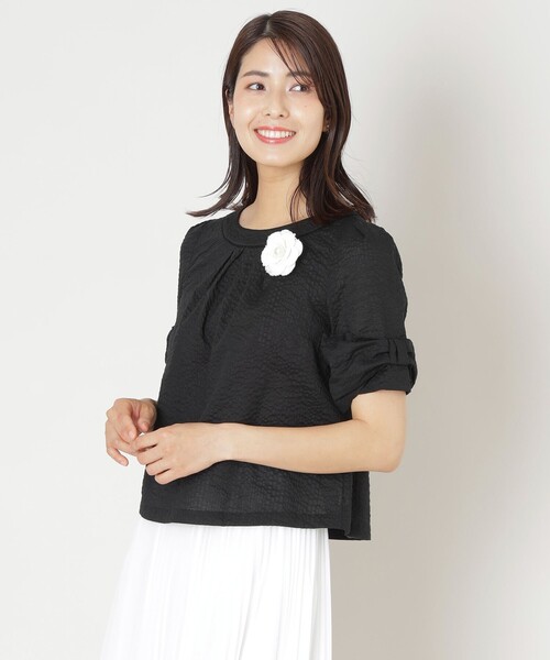 TO BE CHIC（トゥー ビー シック） ブラウス シャツ ウェーブローン 