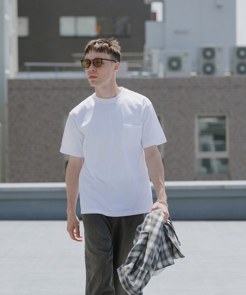 Hanes（ヘインズ） tシャツ 1P S/S POCKET TEE BEEFY-T 胸ポケットT