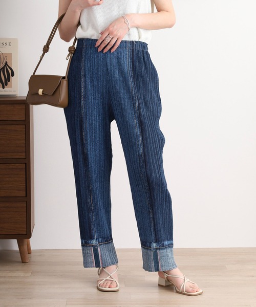 me ISSEY MIYAKE クロップドパンツ レディース ミーイッセイ