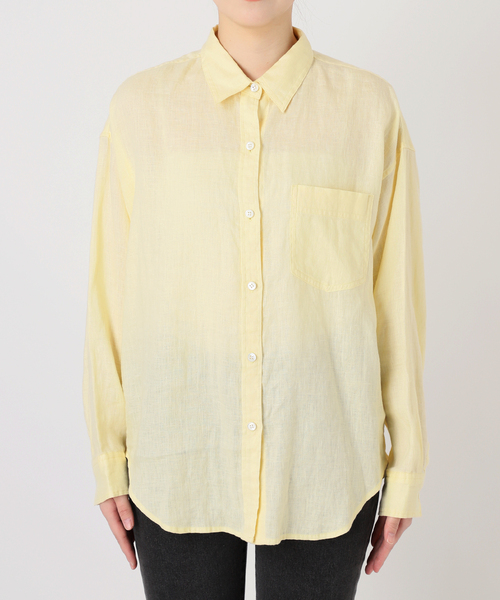 journal standard luxe リネンオーバーサイズブラウス JOURNAL STANDARD relume ブラウス シャツ 手洗い可 / カラー