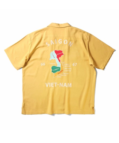 HOUSTON（ヒューストン） スマホショルダー シャツ 半袖 VIETNAM TIGER