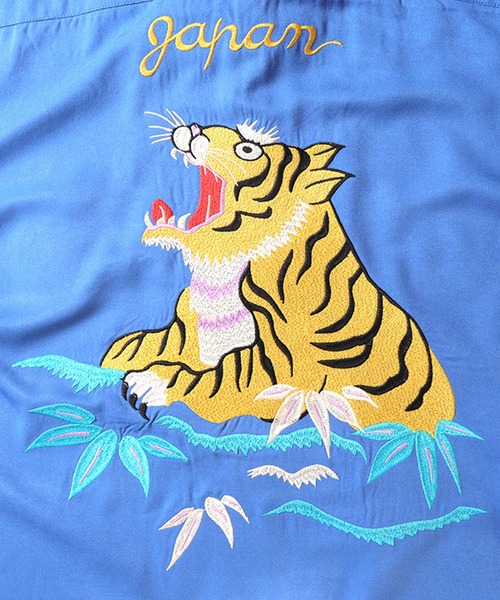 HOUSTON シャツ 「HOUSTON ヒューストン」 VIETNAM TIGER EMB