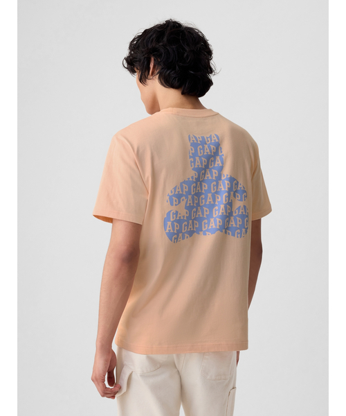 「GAP」 半袖Tシャツ L ホワイト メンズ