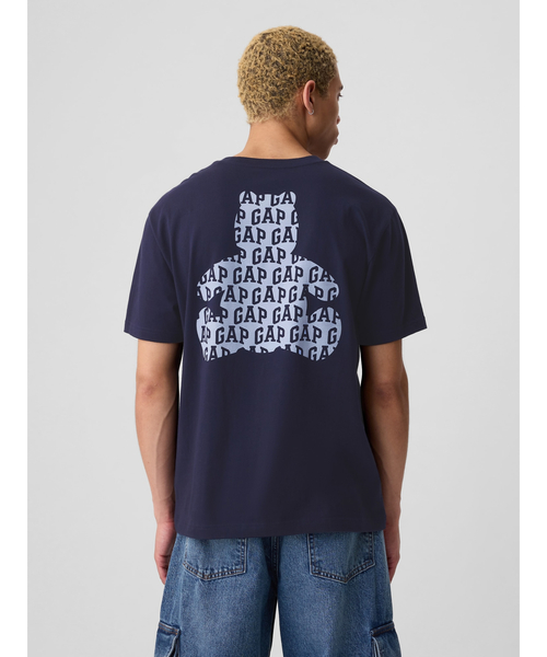 「GAP」 半袖Tシャツ L ホワイト メンズ