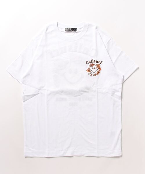 「CALI SURF」 半袖Tシャツ 2 ホワイト メンズ