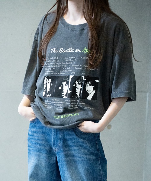 THE BEATLES ALL MY LOVING Tシャツ プリント ブラック 00's THE BEATLES バンドTシャツmtp01471503905867｜What's New