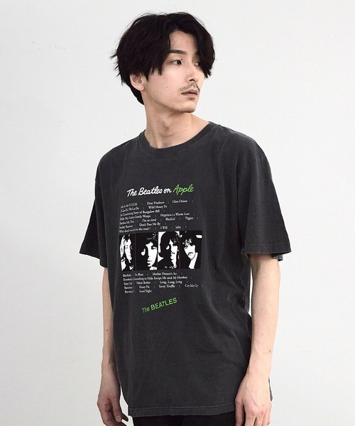 THE BEATLES ALL MY LOVING Tシャツ プリント ブラック THE BEATLES ALL MY LOVING Tシャツ プリント ブラック