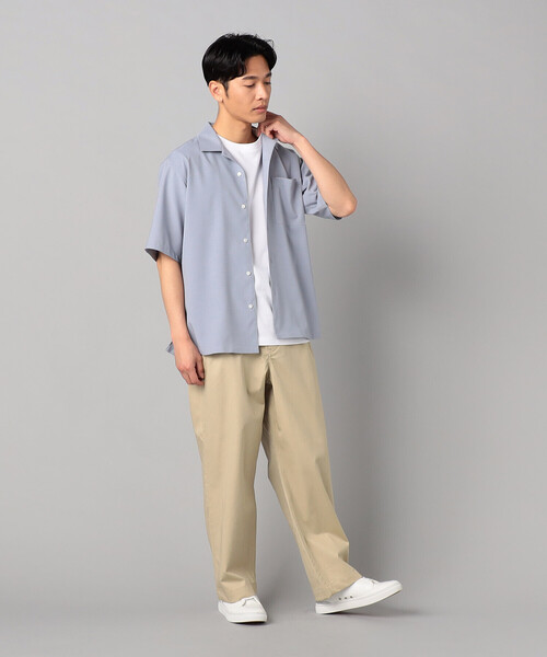 【新品、未使用】コンフェクト　カバーシャツ　半袖　リネン 35.jpg