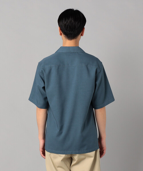 COMME CA MEN（コムサメン） シャツ 半袖 リネンライクストレッチ