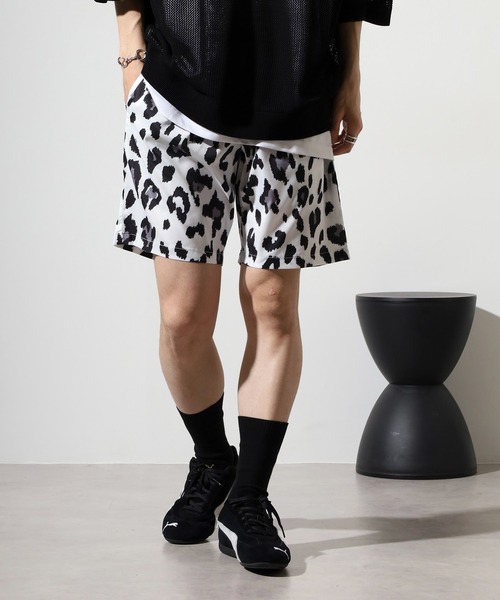 EVOLUTION パンツ Zebra Leopard Print Shorts / ゼブラ