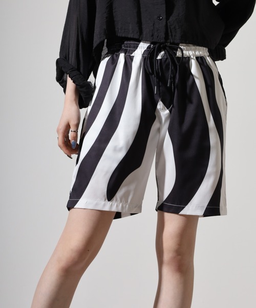 EVOLUTION パンツ Zebra Leopard Print Shorts / ゼブラ