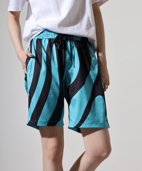 EVOLUTION パンツ Zebra Leopard Print Shorts / ゼブラ