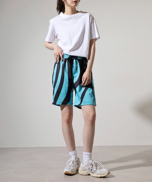 EVOLUTION パンツ Zebra Leopard Print Shorts / ゼブラ