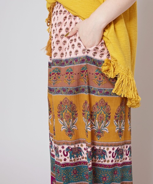 チャイハネ（CAYHANE） パンツ 「チャイハネ」エスニックプリント