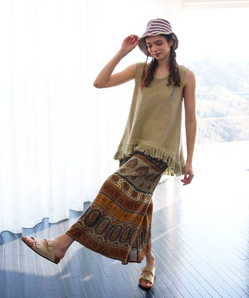 チャイハネ（CAYHANE） パンツ 「チャイハネ」エスニックプリント