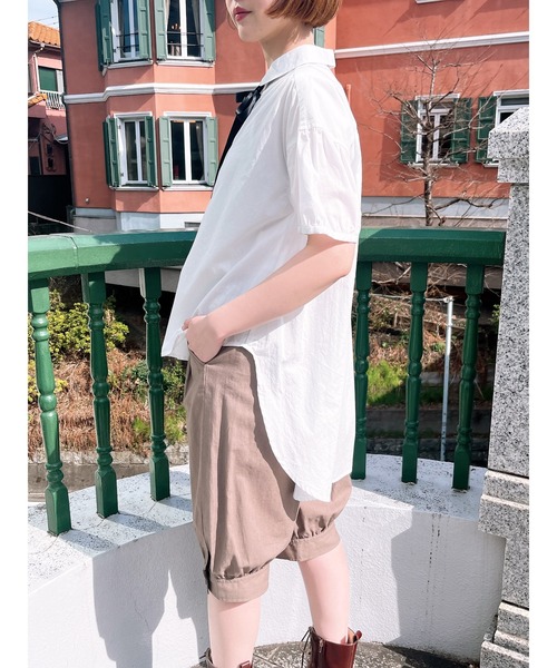 PINK HOUSE / ピンクハウス リボンタイ付きシャツブラウス PINK HOUSE ブラウス シャツ リボンタイ付きシャツブラウス