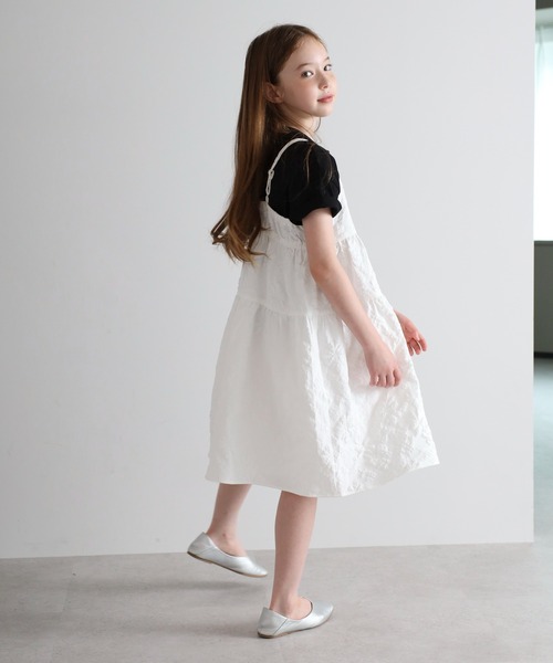 BONJOUR SAGAN enfant ワンピース 「3-10才対応」ジャガードキャミ