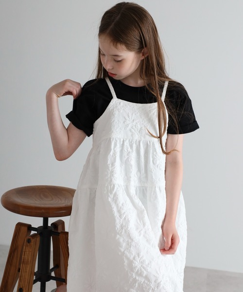 BONJOUR SAGAN enfant ワンピース 「3-10才対応」ジャガードキャミ
