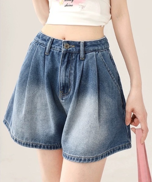 FUNdaysion パンツ バックリボンショートパンツ レディース : ZOZOTOWN