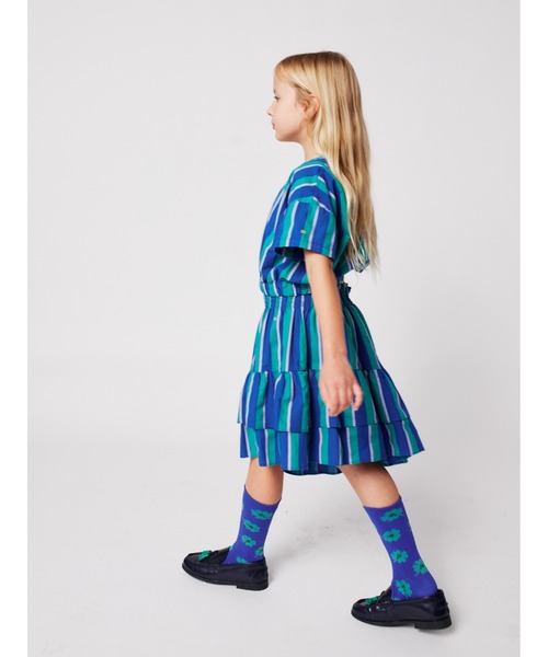 BOBO CHOSES（ボボショーズ） ワンピース Striped woven dress キッズ