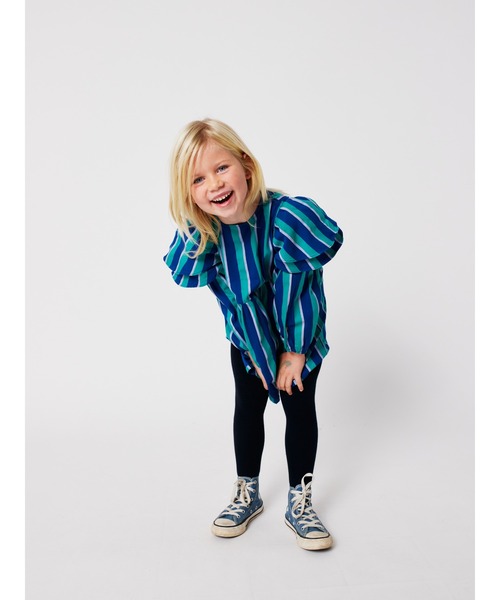 BOBO CHOSES（ボボショーズ） ワンピース Striped woven dress キッズ