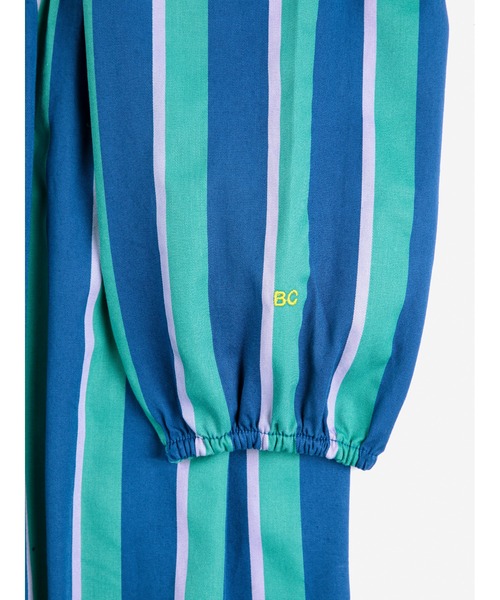 ボボショースBOBO CHOSESシースルーワンピース122㎝ 6-7y BOBO CHOSES（ボボショーズ） ワンピース Striped woven dress キッズ