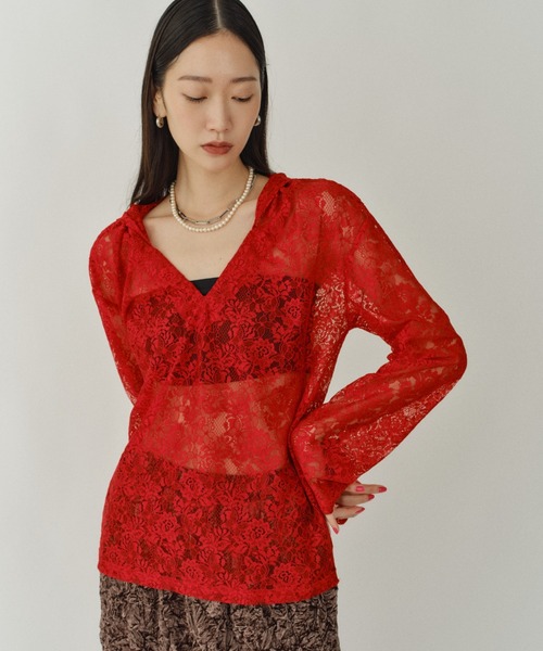 tシャツ Lace hoodie / レースフーディー レディース : ZOZOTOWN Yahoo