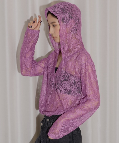 tシャツ Lace hoodie / レースフーディー レディース : ZOZOTOWN Yahoo